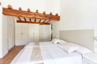 Cama o camas de una habitación en Balcon del Encierro