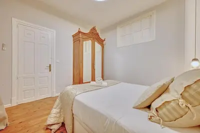 Cama o camas de una habitación en Heart of Pamplona Apartments III by clabao