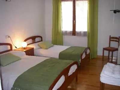 Cama o camas de una habitación en Casa Rural Mantxoalorra