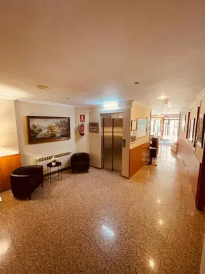 Una cocina o zona de cocina en Hotel Orla