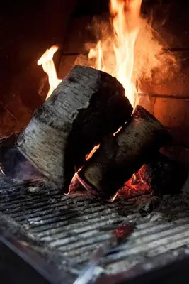 Barbacoa disponible para clientes en el bed & breakfast