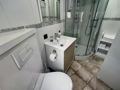Un baño de Alojamiento Txokoto