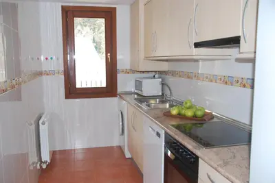 Una cocina o zona de cocina en PirineosNature Apartments