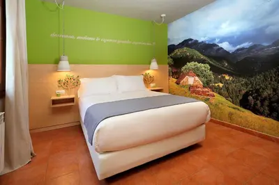 Cama o camas de una habitación en PirineosNature Apartments