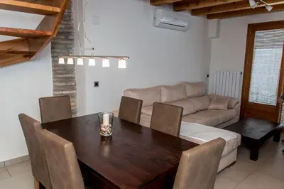 Zona de estar de Plaza Apartamentos