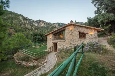 Paisaje cerca de este chalet de montaña