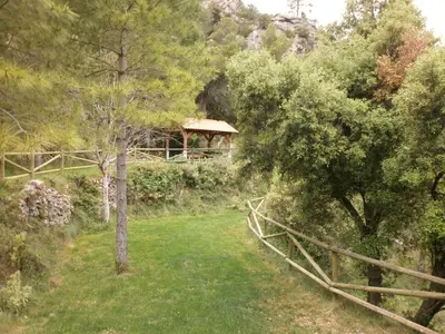 Paisaje cerca de este chalet de montaña