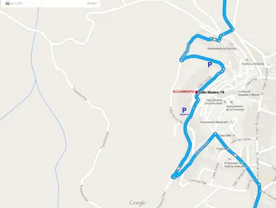 Plano de Alojamiento La Fresneda