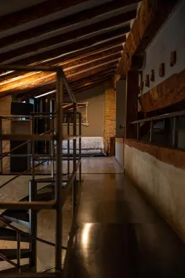 Cama o camas de una habitación en Apartamentos Basilicus