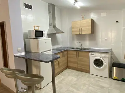 Una cocina o zona de cocina en Apartamentos de turismo rural Las Eras