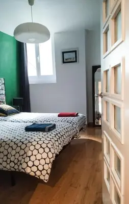 Cama o camas de una habitación en AT Compañía 100 m2 2 WC