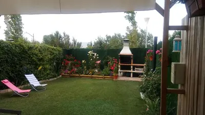 Jardín al aire libre en Casarosaenea