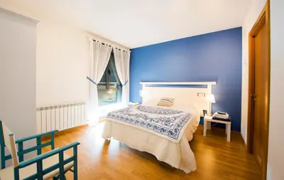 Cama o camas de una habitación en Casarosaenea