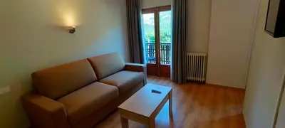 Zona de estar de Edelweiss Hotel