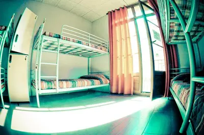 Cama o camas de una habitación en Be Zaragoza Hostel