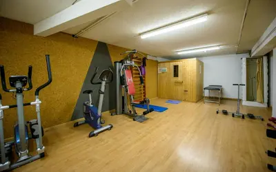 Gimnasio o instalaciones de fitness de Pey Resort