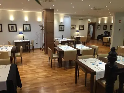 Zona de estar de Gran Hotel Ciudad de Barbastro
