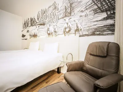Cama o camas de una habitación en Hotel Ibis Styles La Rioja Arnedo