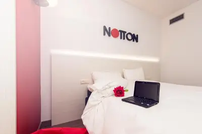 Cama o camas de una habitación en Hotel Ibis Styles La Rioja Arnedo