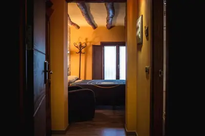 Cama o camas de una habitación en A Corona del Reino