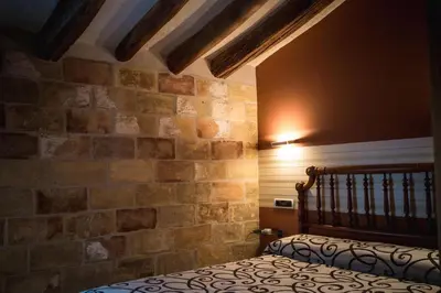 Cama o camas de una habitación en A Corona del Reino