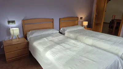 Cama o camas de una habitación en Casa Juanantonio