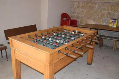 Sala de juegos en Habitación independiente en Casa Rural Javier