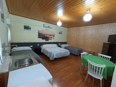 Cama o camas de una habitación en Habitación independiente en Casa Rural Javier