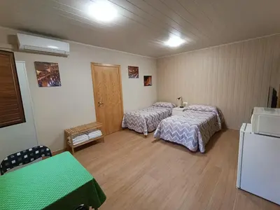 Cama o camas de una habitación en Habitación independiente II en Casa Rural Javier