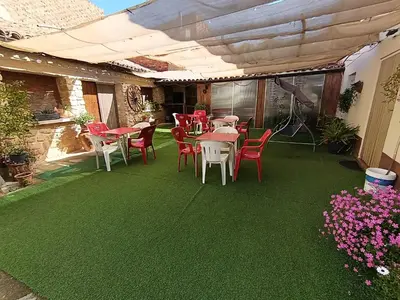 Jardín al aire libre en Habitación independiente II en Casa Rural Javier