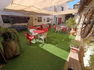 Jardín al aire libre en Habitación independiente II en Casa Rural Javier