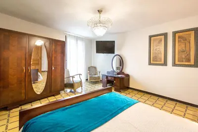 Cama o camas de una habitación en Hotel Villa San Jorge