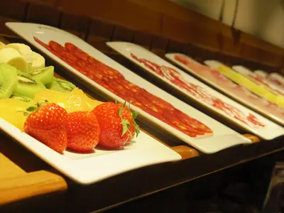 Comida en o cerca de este hotel
