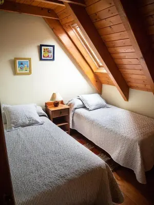 Cama o camas de una habitación en Peira Blanca Hotel Gastronómico
