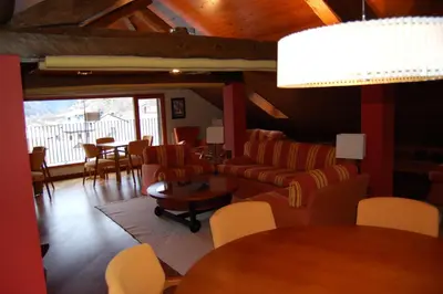 Zona de estar de Hotel Vall Ferrera
