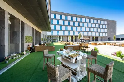 Zona de estar de Hotel Diagonal Plaza