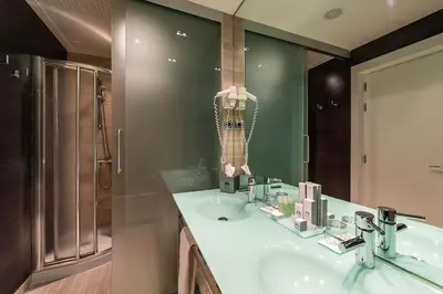 Un baño de Hotel Diagonal Plaza