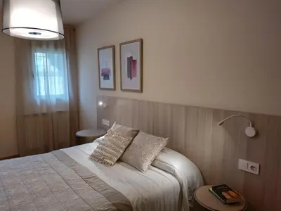 Cama o camas de una habitación en El Bordon