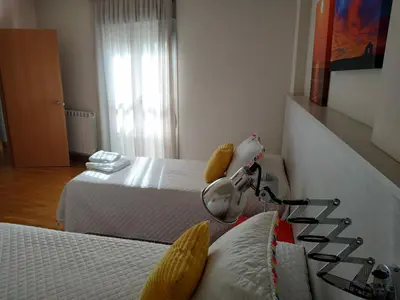 Cama o camas de una habitación en El Bordon