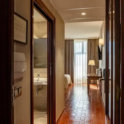Un baño de HOSTAL DOÑA JUANA