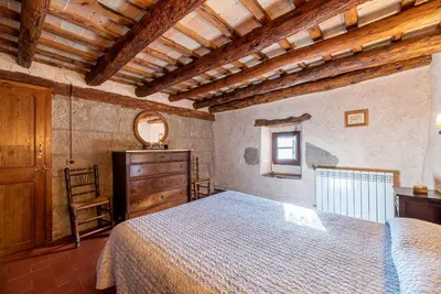 Cama o camas de una habitación en Casa Rural Moixella