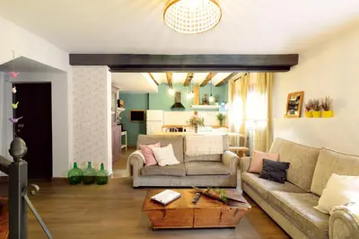 Zona de estar de PERIQUiNA CASA RURAL CON ENCANTO