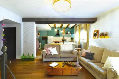 Zona de estar de PERIQUiNA CASA RURAL CON ENCANTO