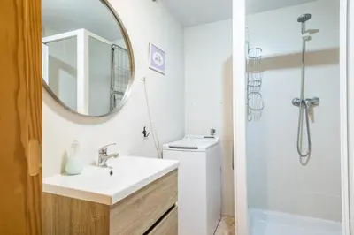 Un baño de Apartamento La Benasquita