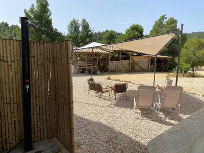 Paisaje cerca of this country house