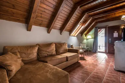 Zona de estar de Hotel SNÖ Beret