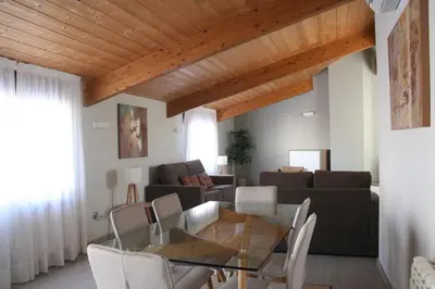 Zona de estar de Apartamentos Real Lleida