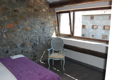 Cama o camas de una habitación en El Capricho de Nieves