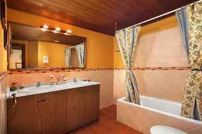 Un baño de Apartamento Amets de Aran