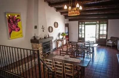 Zona de estar de Casa Parramon